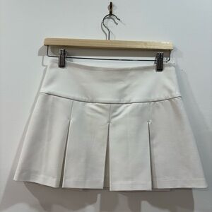 Elegant White Tennis Skirt